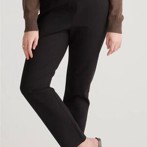 Quince NWT Large Black Women's 4 Pocket Ponte pants